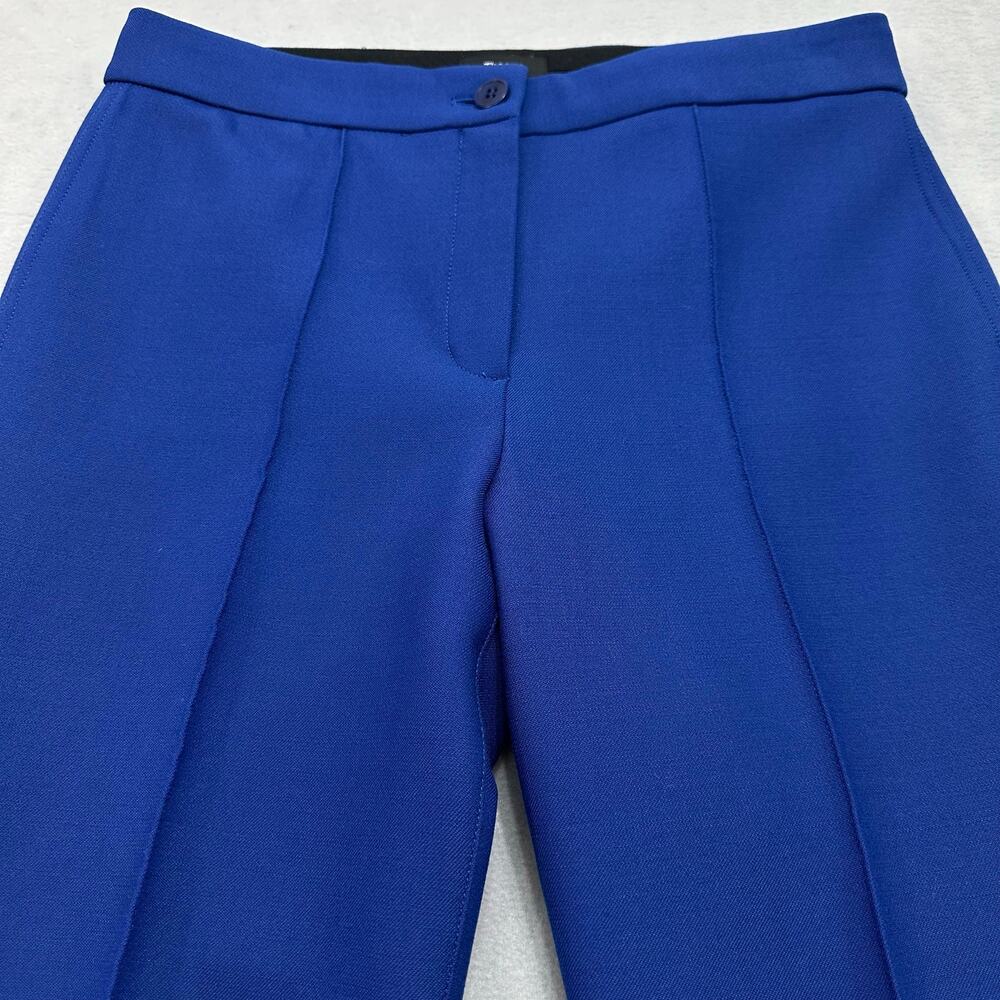 Theory Cardinal Trouser Canton Bistretch Royal Blue Pants Size 8 - Picture 5 of 11